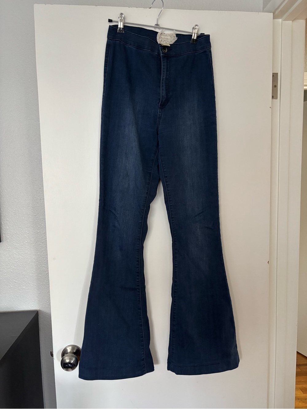 Altar’d State Dark Blue Women's High-Rise Flare Jeans